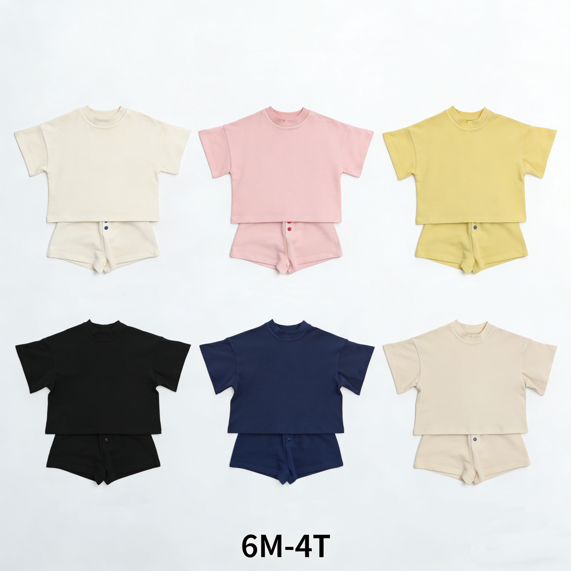Short assorti de la même couleur