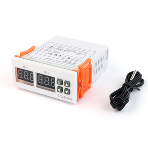 Intelligent Digital Temperature Time <strong>Controller</strong> 110V 220V Thermostat <strong>Timer</strong> Heating and Cooling With Temperature <strong>Sensor</strong> ZFX-9060A