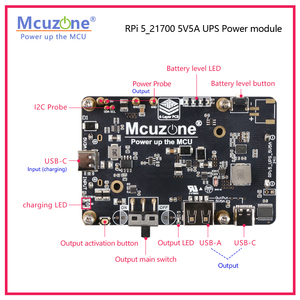 Truciolare Raspberry Pi 5 - 21700 5 v5a aumenta il modulo di potenza, uscita Usb-c con funzione di negoziazione Pd - Product Image 3