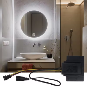Interruptor de sensor táctil de espejo de baño TUODI DC 5V-24V Módulo de sensor de capacitancia de vidrio inteligente de luz LED - Product Image 1
