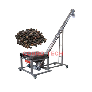 Screw <strong>Loading</strong> <strong>Unloading</strong> Conveyor with Hopper Grain Conveyor for Poultry Feed Powder Flour Transportation for Food Mining Use - Product Image 1