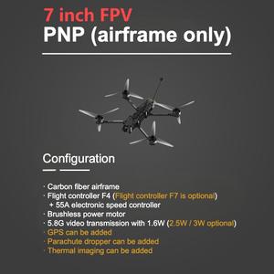 ชุดโดรน FPV 7 10 13นิ้วระยะไกล20กม. กล้องมองภาพกลางคืน1.2G 2.5W vtx RTF ESC ความเร็วสูงโดรน UAV - Product Image 4