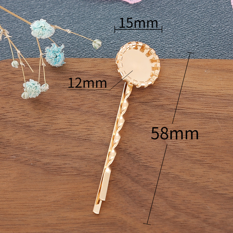 Bâton de pâte torsadé de 58 mm, moule à bord roulé de 12 mm