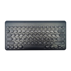 Teclado inalámbrico BT 2,4G Teclado Oficina Chocolate Keycap, diseño compacto Teclado inalámbrico para computadora