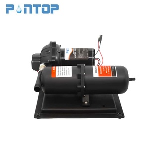 RVs & yatlar 1L basınç <span class=keywords><strong>tank</strong></span>ı basınçlı duş kızarma temiz su kaynağı için OEM büyük akış 5.5Gpm diyafram pompa