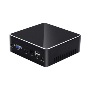ZOOMWIN Hot Sale Günstige Box Computer J4125 Quad Core Win10/11 System 1000M LAN HD VGA Display 12V X86 Tragbarer Büro computer