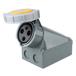 Industry Power <strong>Socket</strong> ZZ3432 2P+E 125A IP67 100~130V Aviation Plug <strong>Socket</strong> - Product Image 5