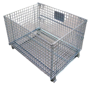 Cajas apilables plegables de acero para almacén - Product Image 2