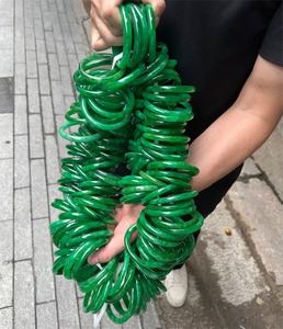 Yüksek kaliteli kadın ince temizle yeşim Jadeite bilezik tipi B doğal yeşim moda bileklik kadınlar için 54 ~ 60mm hediye - Product Image 3
