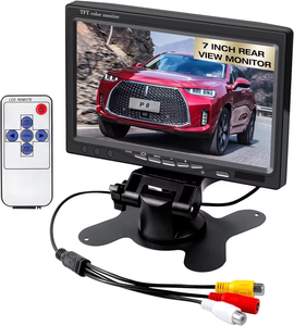 Monitor de coche de 7 pulgadas con entrada HD y AV para pantalla LCD sistema de seguridad de cámara de respaldo de coche - Product Image 1
