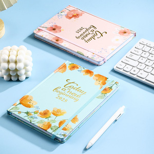 Custom A5 Pu Planner 2025 <strong>Notebook</strong> Printing <strong>Dated</strong> Daily Weekly Leather <strong>Notebook</strong> Planner - Product Image 4