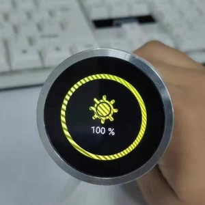 1,3 Zoll 240 × 240 Auflösung 300 Nits USB-Schnittstelle komplette CPU HMI Gesamt-LCD-Anzeigenlösung Anzeigeknopf Rotationsschalter-Anzeige