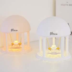 Cute Home Decorative LED Table <strong>Lamp</strong> with Charging Port Minimalist <strong>Style</strong> Projected on <strong>Small</strong> Tables - Product Image 2