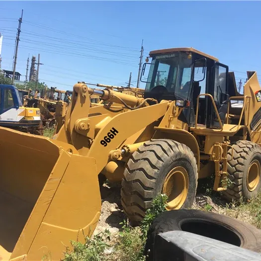 Máquina pesada EUA marca barato usado CAT 966H carregadeira de segunda mão caterpillar 966H máquinas de carregadeira frontal boa qualidade