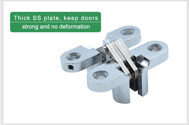 Doorplus CE Certification Stainless Steel Zinc Alloy 180 Degree Adjustable Cross Folding Door Hinge