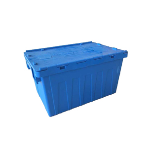 Wholesale <strong>Logistic</strong> for Plastic <strong>Nesting</strong> Crate Plastic Crate With Attached Lid <strong>Container</strong> - Product Image 2