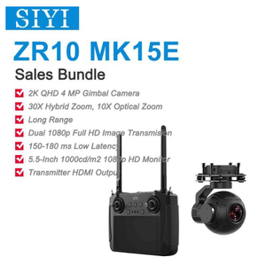 Siyi ระบบวิทยุมือถือขนาดเล็กความละเอียด HD ของ MK15E หน้าจอ5.5นิ้ว1080P 60fps 180MS โดรนอุปกรณ์ควบคุมระยะไกลไมโครโฟนจากญี่ปุ่น - Product Image 3