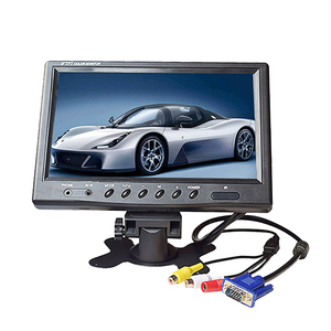 16:9 VGA AV input Remote Control schermo da 7 pollici1024 * 600 monitor per auto DC 12V - 24V HDMA ad alta risoluzione - Product Image 1