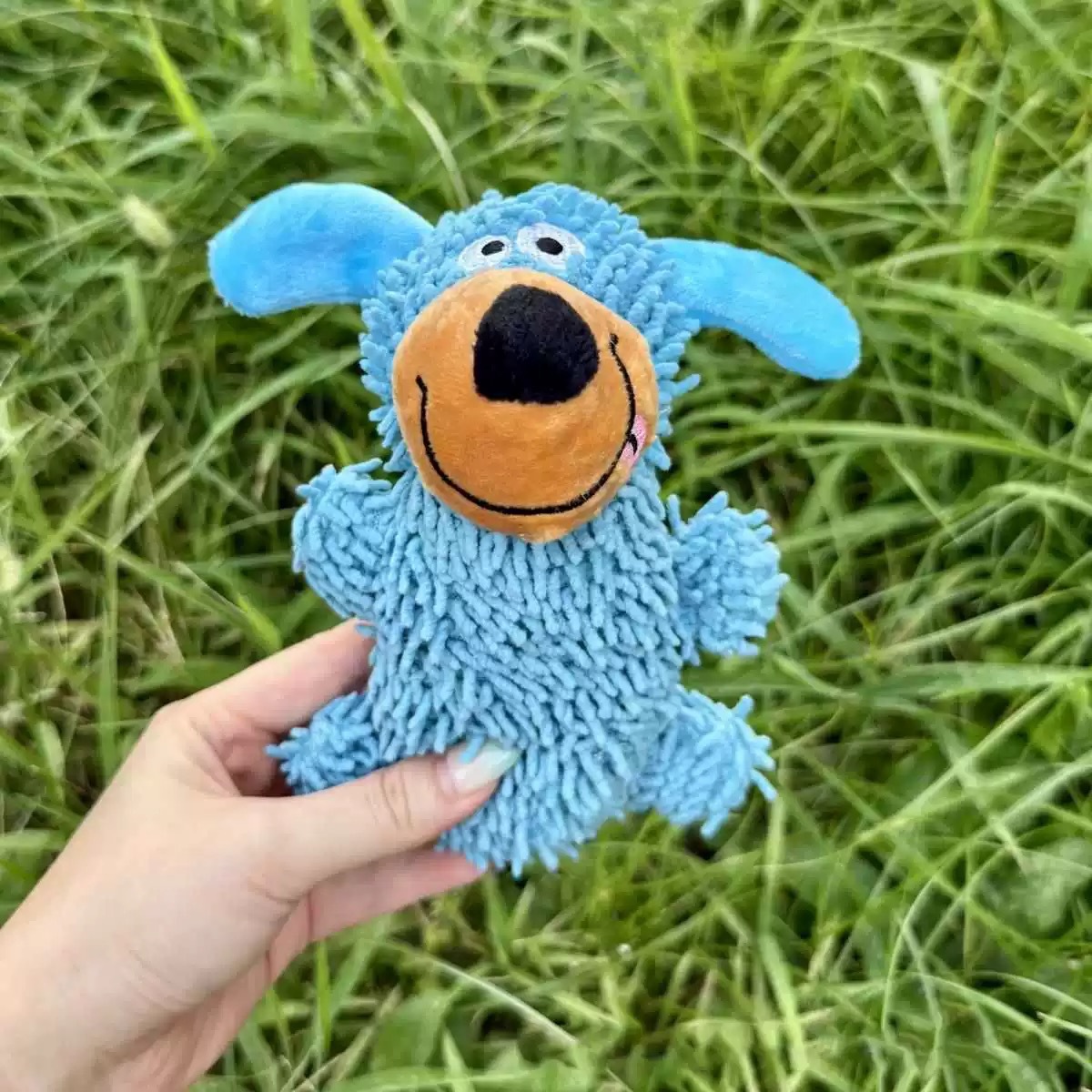 Mop dog-blue