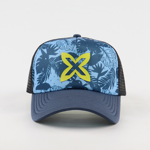 OEM Custom Design Your <strong>Own</strong> Logo Digital Printing Trucker Baseball Cap 5 Panel Rubber Logo Snap Back for Unisex Outdoor Activity