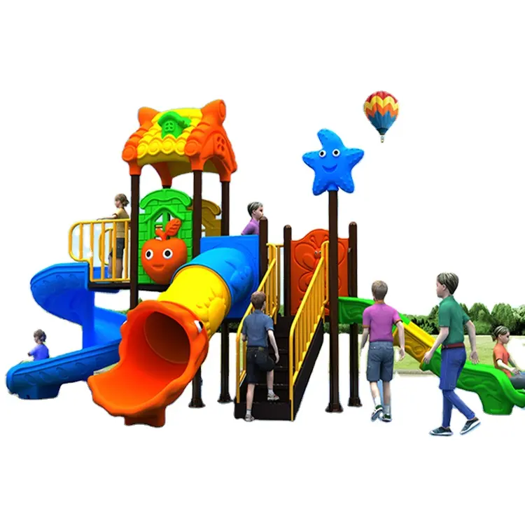 Guangzhou Kids Kinderen Glijbaan Outdoor Speeltoestellen Outdoor Plastic Dia