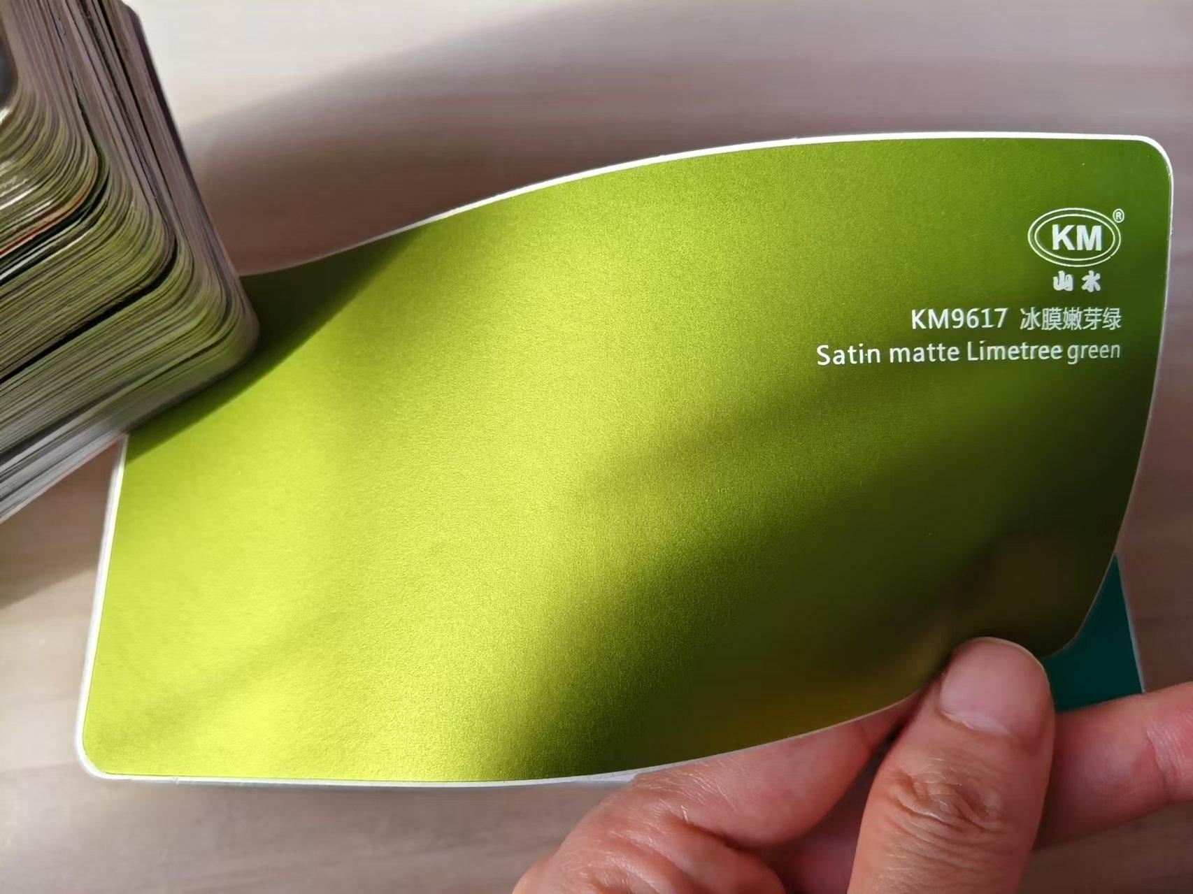 Vert citronnier mat satiné