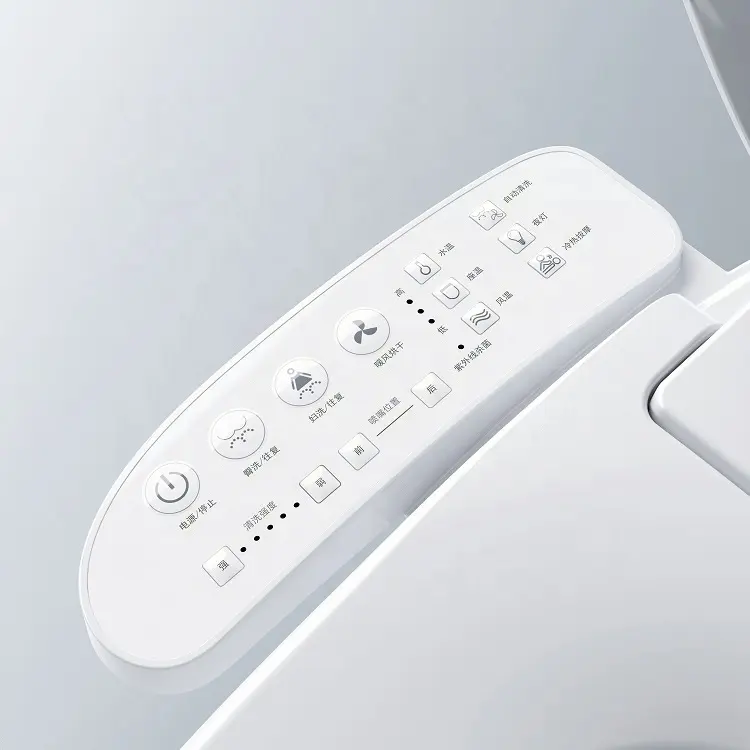 F1S525 akıllı klozet kapağı akıllı klozet kapağı akıllı tuvalet oturağı ile yumuşak yakın kapak otomasyon su temizleme modeli