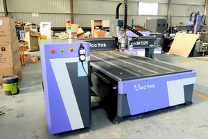 Máquina enrutadora cnc de china, cortador de cuchillo oscilante, cámara CCD para corte de gráficos/patrón de corte, 4x8 pies - Product Image 4
