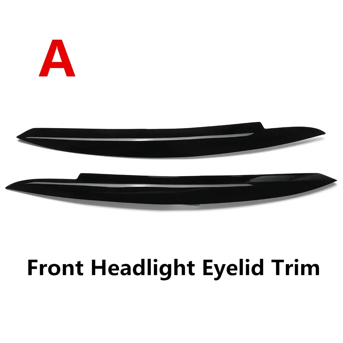 Un frente negro brillante