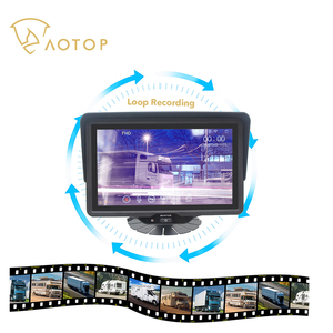 Wireless CarPlay Android Auto Connection 10&quot; Rear View <strong>Monitor</strong> 4CH HD Video Signal <strong>Input</strong> Vehicle All-Round Blind Spot Monitoring - Product Image 6