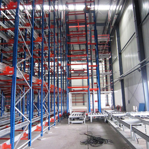 Sistema automatizado de almacenamiento y recuperación de acero (ASRS) Estante de almacén de protección contra la corrosión con acabado de recubrimiento en polvo - Product Image 5