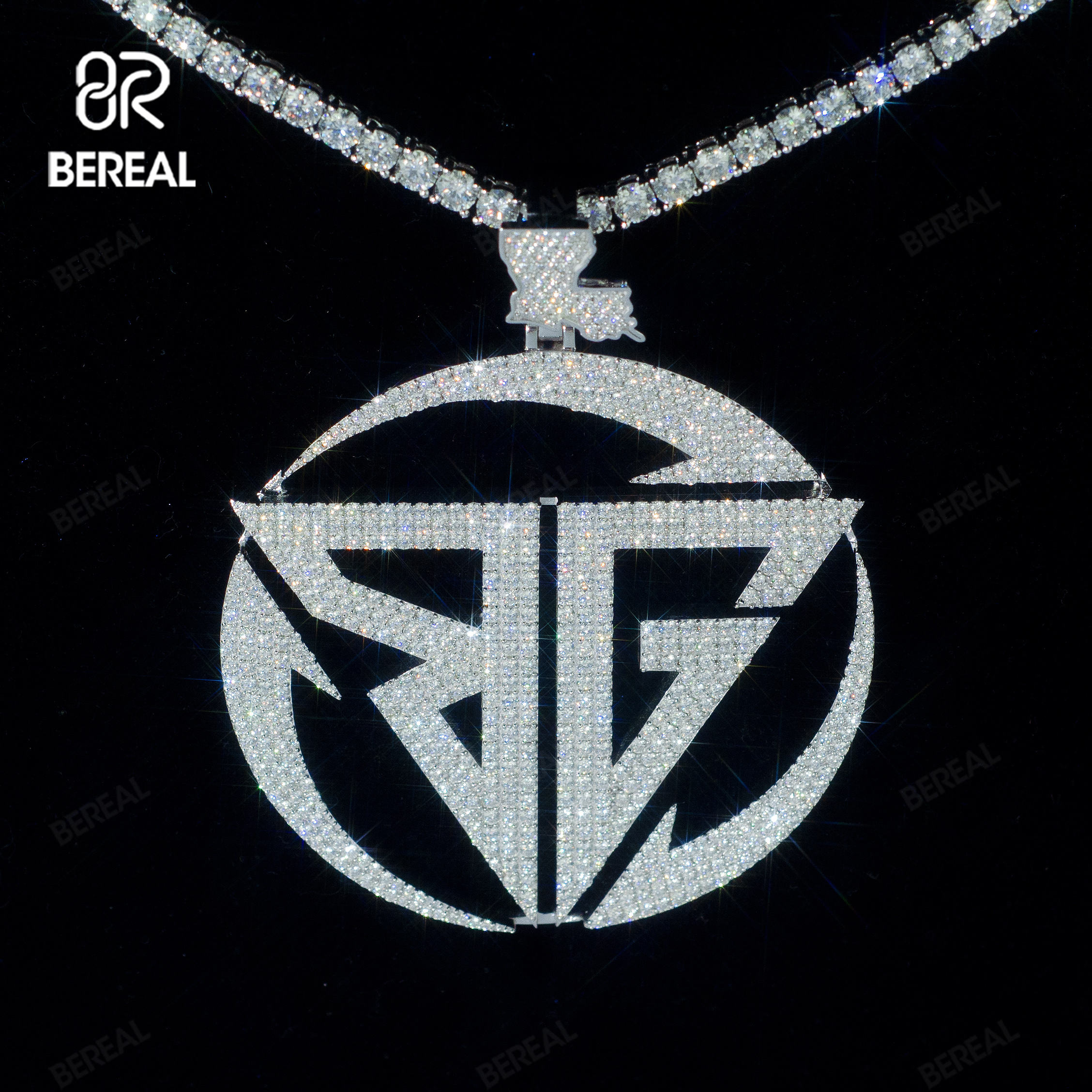 3inches Moissanite+S925