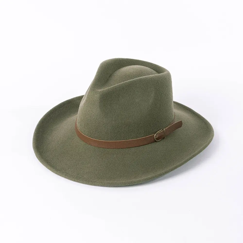 Sombrero de vaquero de fieltro para hombre y mujer, sombrero de Cowboy de fieltro Blanco, Negro, Rosa, ligero, para verano, 2022