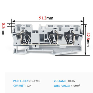 Wenzhou Supply 1000V 52A <strong>Spring</strong> <strong>Terminals</strong> <strong>Block</strong> for Automotive Use - Product Image 4