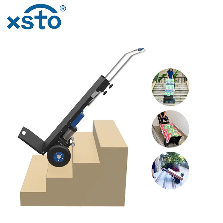 XSTO autocarico 250kg scala elettrica arrampicata carrello mobile carrello scalatore di emergenza carrello scalatore dolly con verricello