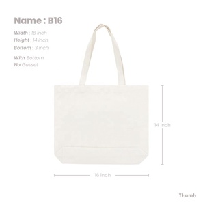 Bông Tote Túi vải với tùy chỉnh in chủ sở hữu logo cho mua sắm và sản phẩm quảng cáo thấp moq Bán Sỉ - Product Image 4