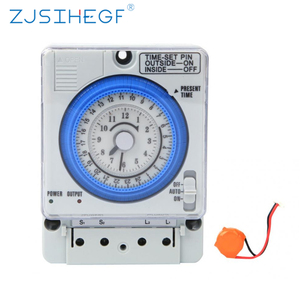 TB388メカニカルタイマー15分24時間タイムスイッチリレーAC220V10A非停電メカニカルタイマー