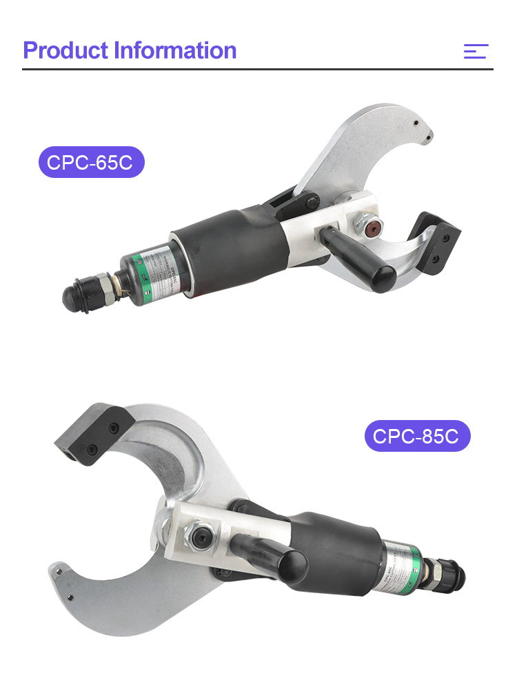 CPC-120C 12 Ton High Quality Split-unit Manual Hydraulic Cable Cutter