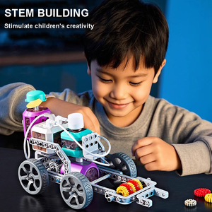 Kit di blocchi di costruzione di circuiti staminali fai da te 402 esperimenti scientifici di fisica modellano il collegamento di circuito costruendo blocchi di programmazione giocattolo Set di blocchi - Product Image 2