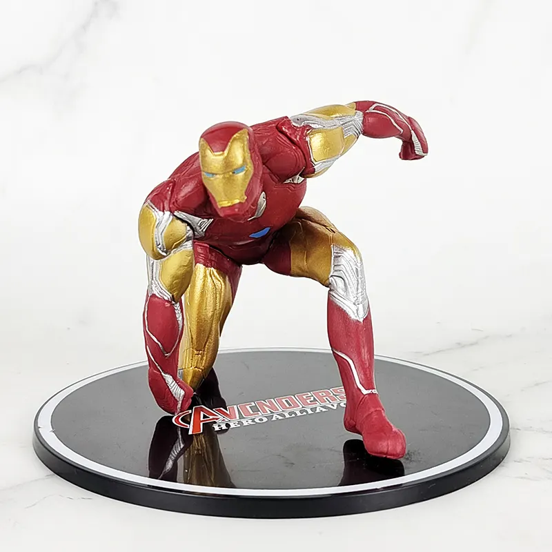 Figura DE ACCIÓN coleccionable al por mayor 4 estilos Alliance Hero 9-13,5 cm decoración de figuras de acción de películas de Marvel