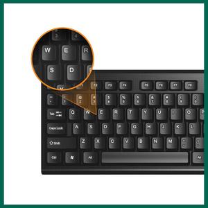 JOKADE PCコンピュータキーボード防水デザインスマートUSB 1.5m有線ゲームビジネスオフィスノートパソコンキーボード - Product Image 3