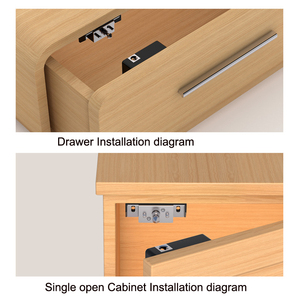 लकड़ी के कैबिनेट के लिए कोई छेद नहीं छिपा हुआ आरएफआईडी 13.65 मेगाहर्ट्ज अदृश्य कैबिनेट कार्ड सेंसर लॉक - Product Image 3