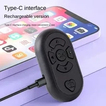 Evrensel cep telefonu Selfie deklanşör uzaktan kumanda düğmesi fotoğraf Video kablosuz denetleyici Tik Tok e-kitap için - Product Image 4