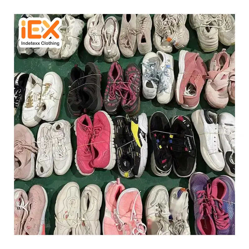 Zapatillas de deporte unisex de grado A de Indetexx, zapatos usados de tipo mixto en Europa