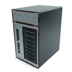 8 Bay NAS8 Network Storage Nas Server PC Computadora C612 Ranuras de disco duro NAS Cloud Storage Device Kit - Product Image 1