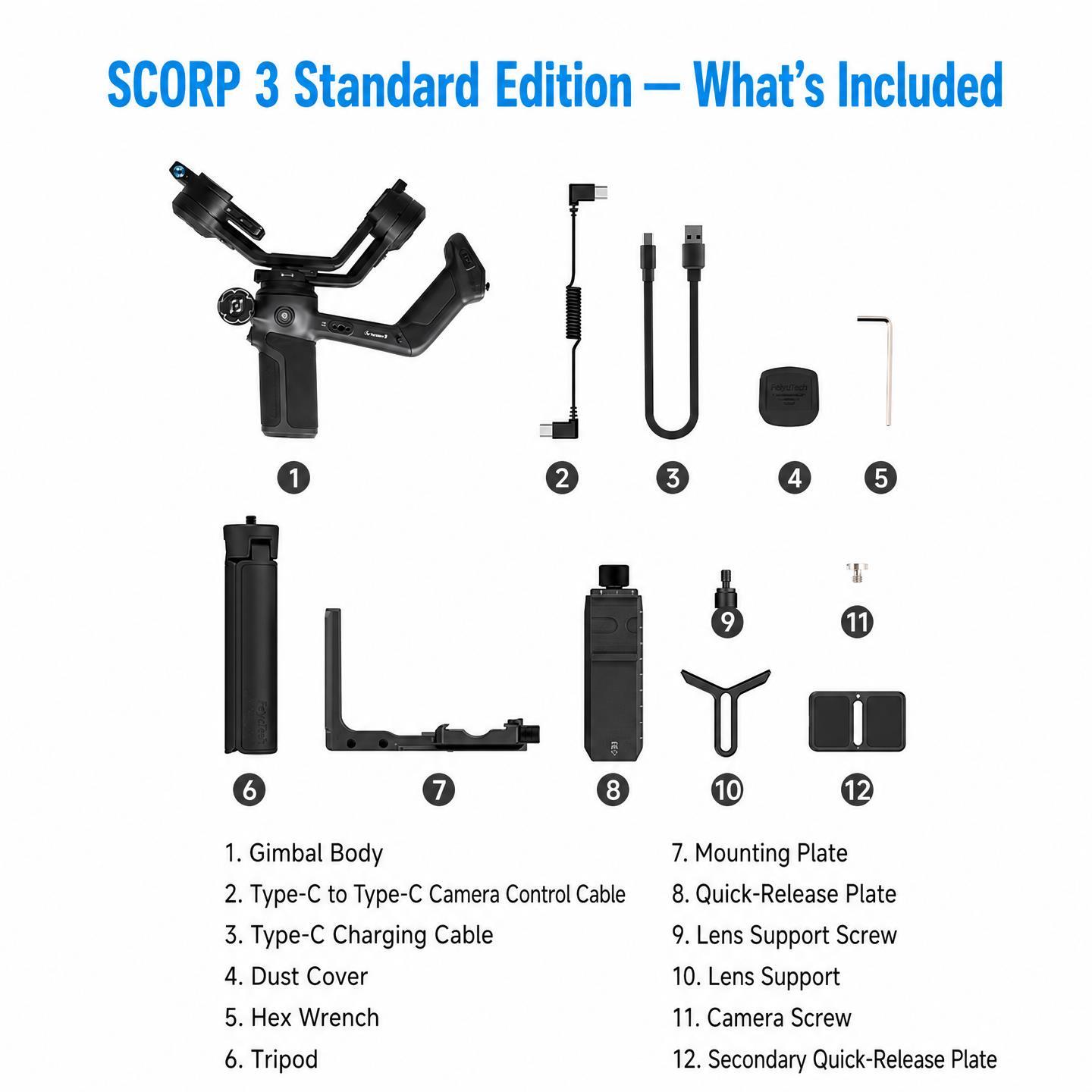 SCORP 3 Edición Estándar Negro