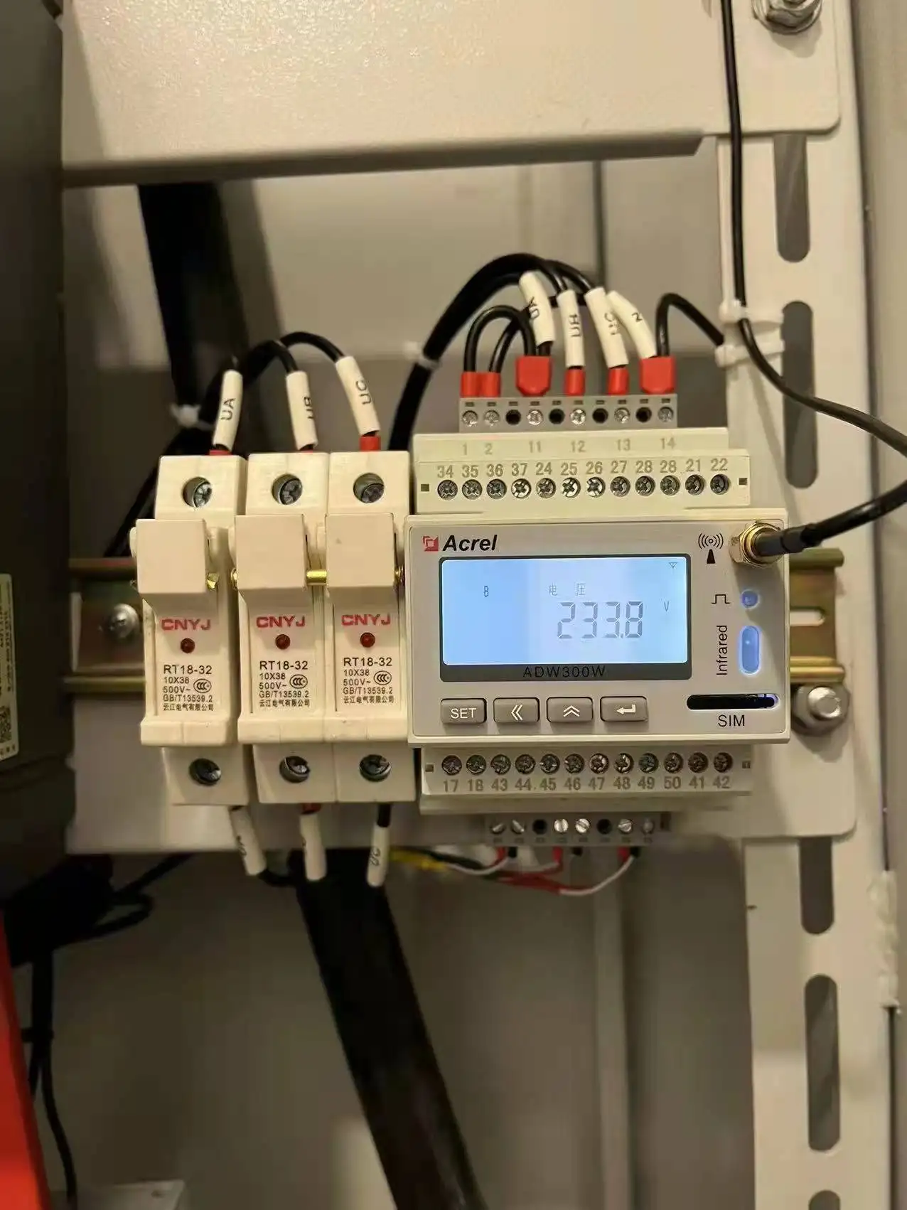 Acrel ADW300 Smart Energy Meter Draadloze Communicatie Wifi 4G Lora RS485 Power Elektriciteit Meter Iot