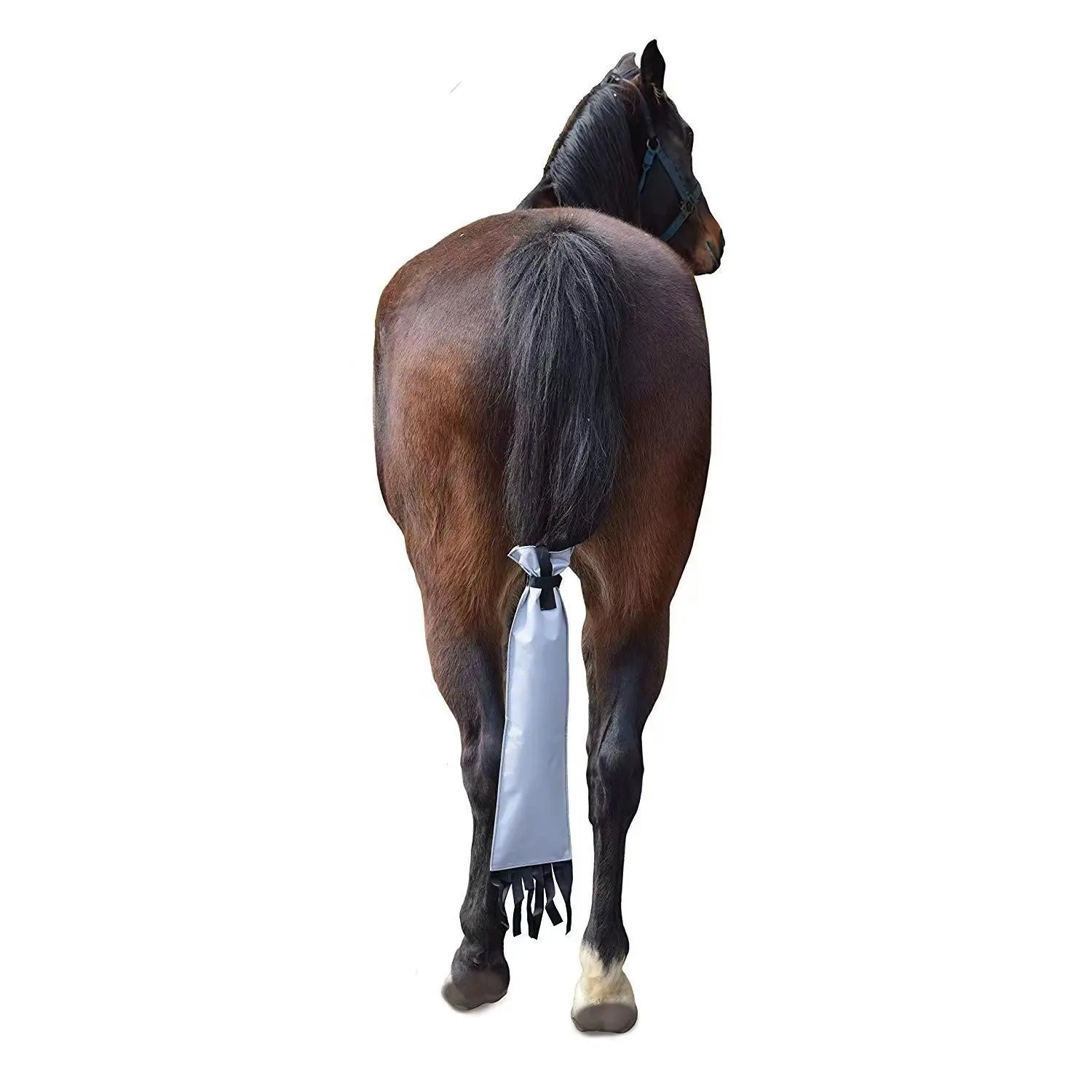 Accesorios ecuestres para caballos Cola de caballo protectora para prevenir mosquitos y moscas Bolsas de cola de caballo cálidas Bolsa de cola de caballo