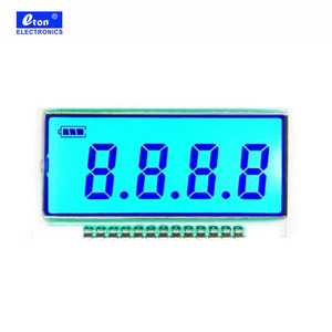 Alta qualità Lcd 7 segmento vetro Lcd 5 cifre 7 segmento Display 14 pin TN positivo personalizzato pannello Lcd di piccole dimensioni - Product Image 3