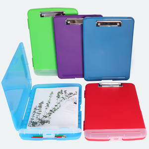 SUNSHINGPPプラスチック収納ケースA4クリップボード包装ボックスハンドルファイルホルダーボックスドキュメントファイルボックスA4ファイリング収納 - Product Image 4